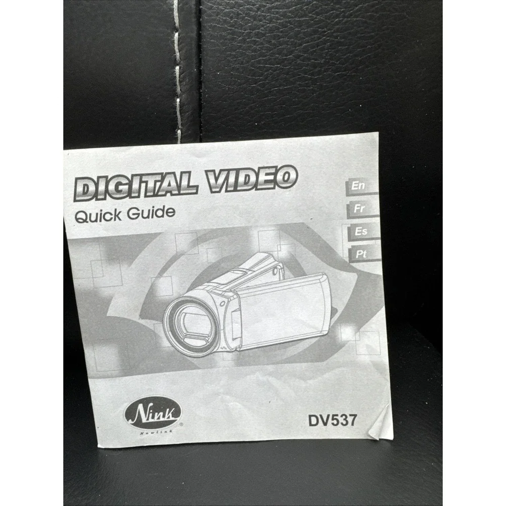 Digital Video Camera Dv537 Red Untested